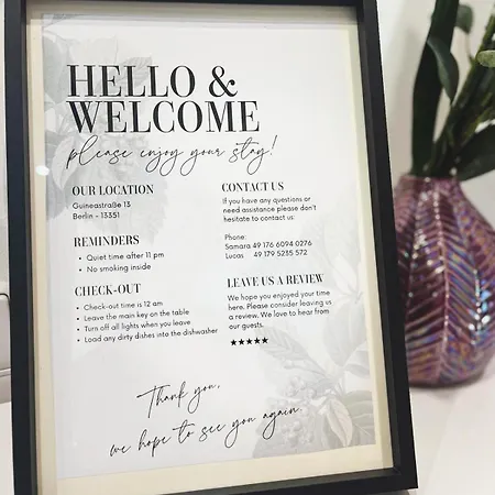 01 Bedroom In Mitte-up To 5 People-private Free Parking * Berlin